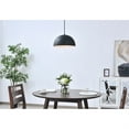 thumbnail image 2 of Forte 1 light black Pendant, 2 of 5