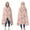 Pink Unicorn Flamingo, variant on Wearable Blanket,Pink Unicorn Flamingo Pattern Hooded Wearable Flannel Blanket for Adults & Teens,Winter Poncho Shawl Wrap Cape Cozy Anti-Pill,50"x60"