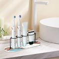thumbnail image 1 of Modern Bathroom Toothbrush Holders With Quick Dry Diatom Mud Tray - 4 Slots Storage Rack For Tooth Cup Shaver Soap Deals Of The Day Clearance, 1 of 8