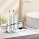 thumbnail image 1 of Modern Bathroom Toothbrush Holders With Quick Dry Diatom Mud Tray - 4 Slots Storage Rack For Tooth Cup Shaver Soap Deals Of The Day Clearance, 1 of 8