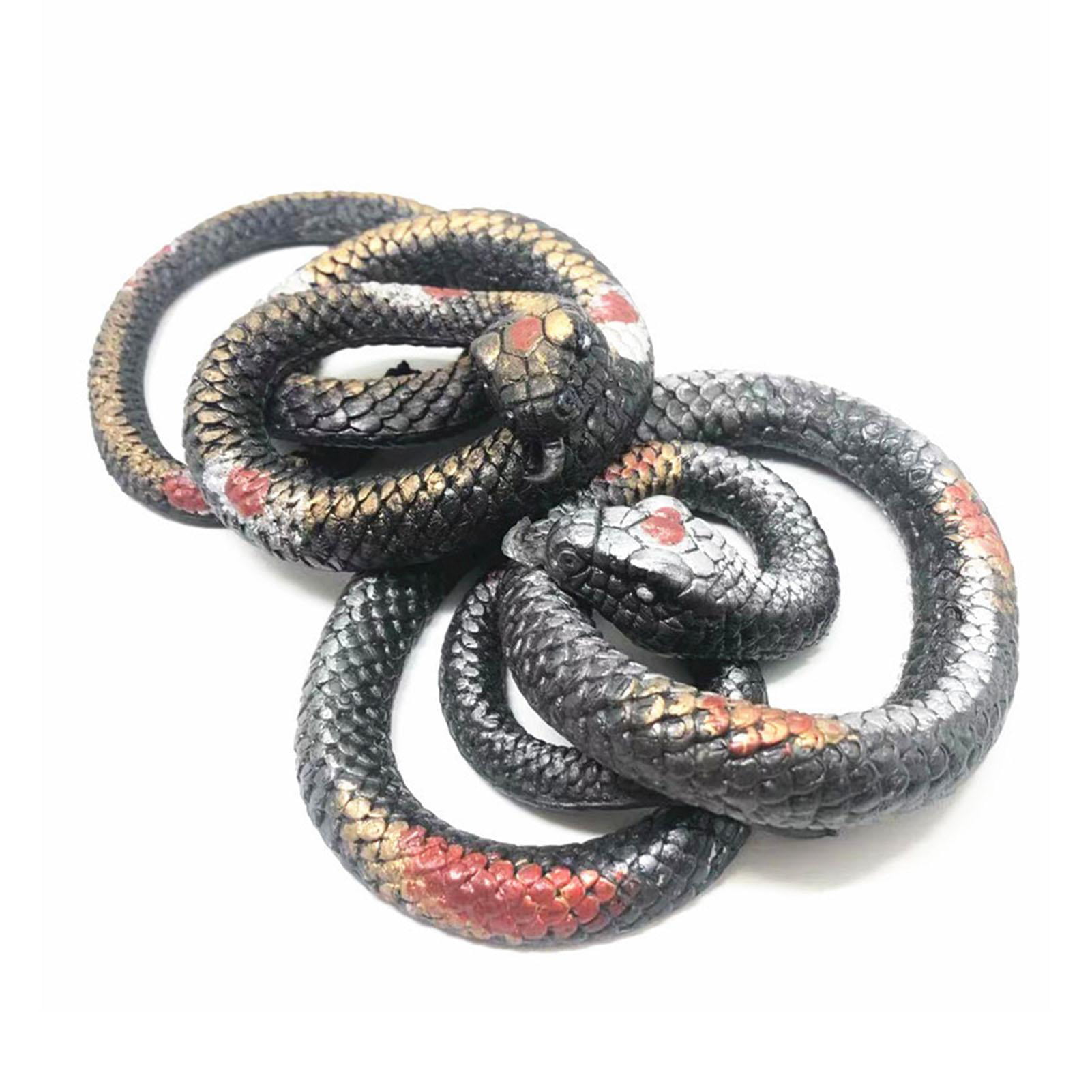 1Pc Halloween Funny Rubber Lifelike Snakes Scary Gag Gift Prank Joke Toys Snake 