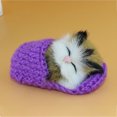 thumbnail image 2 of Siaonvr En existencia Gato vocalizador Miau Miau Zapatillas Gatito Juguetes de peluche Muñeca, 2 of 2