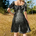 thumbnail image 5 of Sea anem - Ernst Haeckel Sleeveless Dress wom's dresses luxury Summer wom's clothing Long dress woman Dress, 5 of 7