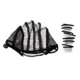 thumbnail image 2 of 20 Piezas de Peluca Duraderos Y 2 Piezas de Gorras de Pelucas de Gorro de Peluca de Tejido de Malla Elástica shamjiam Pinzas para el cabello para gorro de peluca, 2 of 9