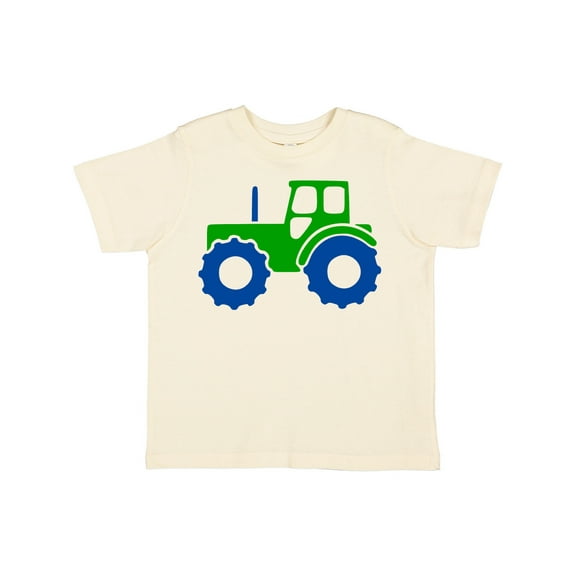 Inktastic Cute Green Tractor Boys or Girls Toddler T-Shirt