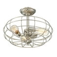 thumbnail image 3 of Savoy House 1-8075-3-SN Scout 3 Light Semi-Flush (16" W x 13"H), 3 of 6