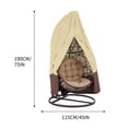 thumbnail image 4 of Xihbxyly Funda para Sillas Colgantes En Jardines de Patio. Funda para Silla de Exterior., 4 of 7