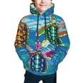 thumbnail image 5 of Kll Unisex Kids Boys Girls Hooded Pocket Pullover Hoodies-Little Sea Turtles, 5 of 9