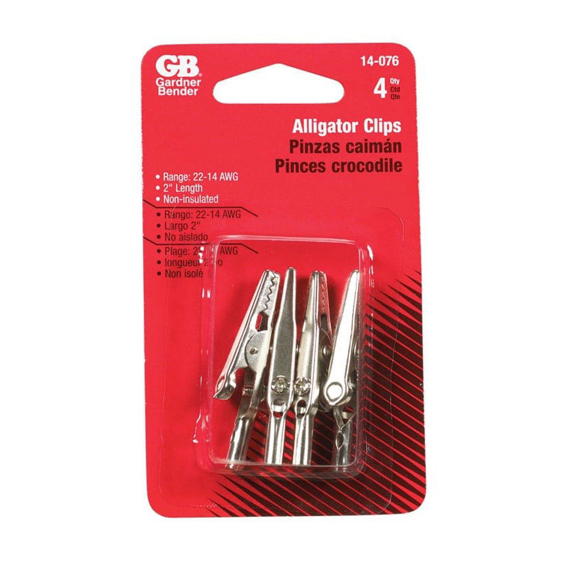 Gardner Bender 14-076 2-Inch Non Insulated Alligator Clip