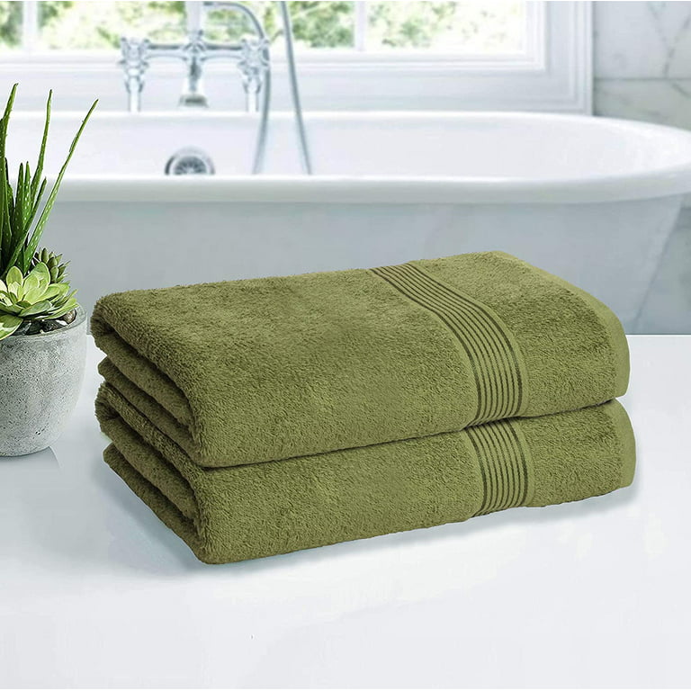 BELIZZI HOME 100% Cotton Ultra Soft 6 Pack Towel Set, Contains 2 Bath Towels  28X