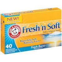 Arm & Hammer Fabric Softener Sheets Purifying Waters, 40 Count
