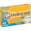 ARM & HAMMER Fresh'n Soft Fabric Softening Sheets, Purifying Waters 40 ct