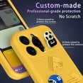 thumbnail image 3 of for iPhone 14 Cute Cartoon Case, Women Girls Boys Kids 3D Cartoon Pattern Cover Soft TPU Silicone Flexible Shockproof Anti-Scratch Protective Phone Cover for iPhone 14, Yellow, 3 of 8