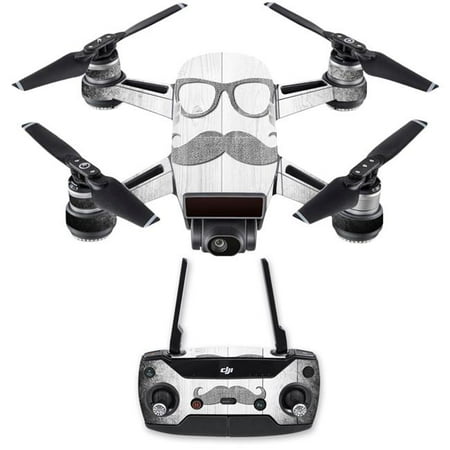MightySkins DJSPCMB-Hipster Skin Decal Wrap for DJI Spark Mini Drone Combo Sticker - Hipster