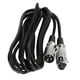 thumbnail image 5 of Cable de micrófono XLR, XLR a XLR Cables de micrófono balanceados de , negro 5m, 5 of 6