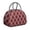 Grey-41, variant on Geometric Plaid Lunch Tote – Abstract and Moroccan-Inspired Checkered Pattern, Insulated and Reusable Lunch Box with Fashionable Flair