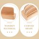 thumbnail image 5 of Bandeja de madera para cartas Base de madera para cartas Estante de exhibición de naipes Soporte de madera para naipes Beige, 5 of 5