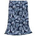 thumbnail image 2 of Sikiie Tropical Leaves Ultra-Soft Micro flannel Blanket Luxury All Seasons Warm Blanket for Bedding Sofa and Travel (4 sizes)-40"x30", 2 of 7