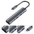 thumbnail image 2 of GOOHOCHY 5 IN1 TYPE-C HUB HUB VELOCIDADS SPLITTER MULTI SPLITTER ADAPTER DE ACCUENTE USB, 2 of 7