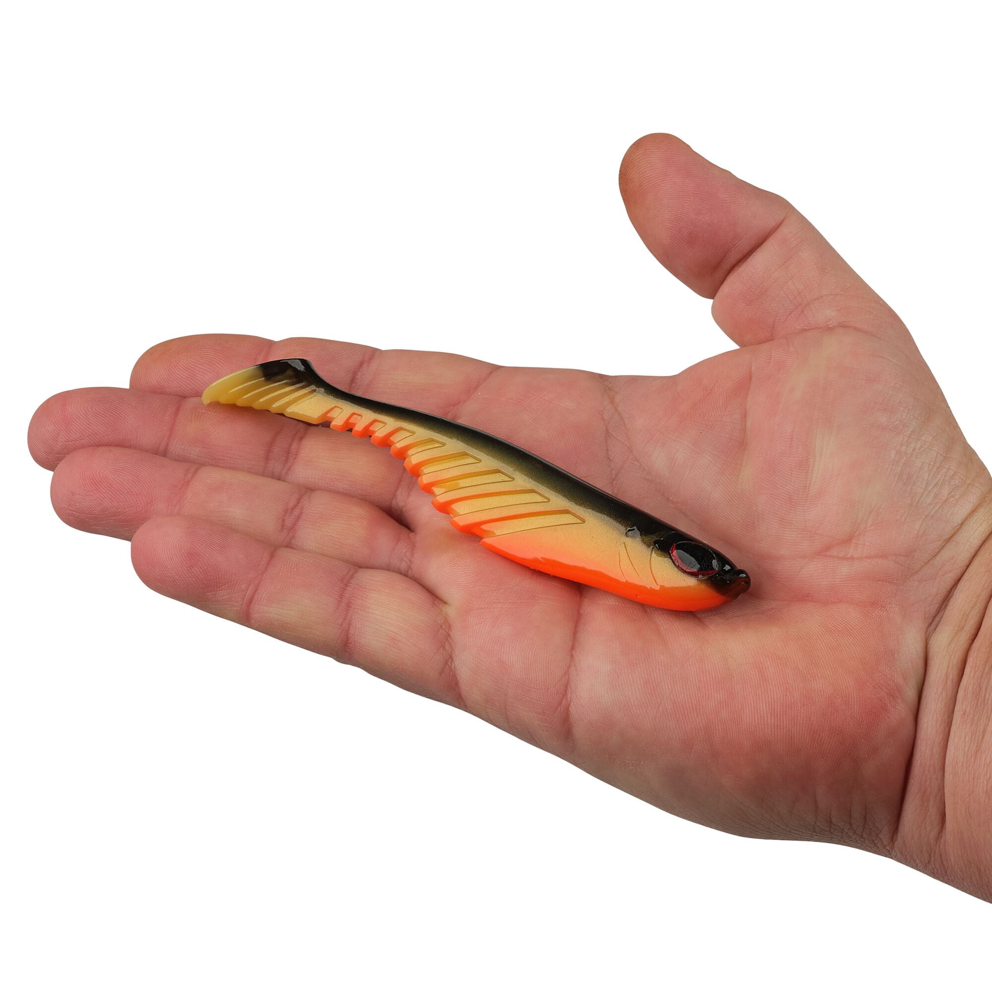 Berkley PowerBait® Ripple Shad, 5 in, Swimbaits, Fool's Gold (4 Count)