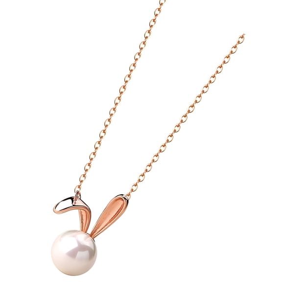 DESIGNICE Rabbit Necklace Year of The Easter Gift Minimalist Jewelry for Women Chinese Zodiac