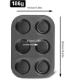 thumbnail image 2 of 2 Pack Non Stick Baking Tray,Bexikou Carbon Steel Muffin Cake Pan,Muffin Cupcake Tin for Muffins, Cupcakes,Gold, 2 of 7