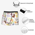thumbnail image 6 of Balery Happy Easter1 Men's Boxer Briefs, Soft and Breathable Cotton Underwear with nylon Waistband-Small, 6 of 9