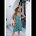 thumbnail image 3 of Vestidos de Verano Sin Mangas con Escote en V y Flores XXL, 3 of 8
