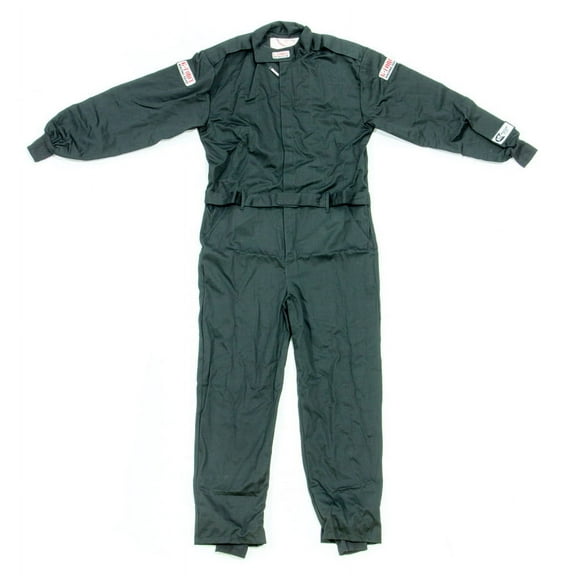 G-FORCE Black Large GF125 1 Piece Driving Suit P/N 4125LRGBK
