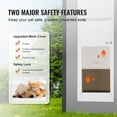 thumbnail image 4 of VEVOR Dog Door for Sliding Glass Door 75 7/8"-80 11/16" Adjustable Height XL, 4 of 10