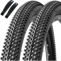 2PCS Premium Folding Bike Tires 26x1.95 Inch (50-559mm), Replacement Mountain Bike Tires 60 TPI Puncture-Resistant, Came with 2PCS Tire levers