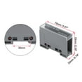 thumbnail image 3 of Unique Bargains 1 In DIN Rail Terminal Block Connectors, Distribution Block Silver 4 Outlets, 3 of 4