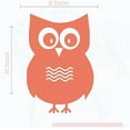 thumbnail image 4 of Owl Vinyl Decals Wall Art Stickers Children Room Décor, 23x15-inch, Coral, 4 of 4