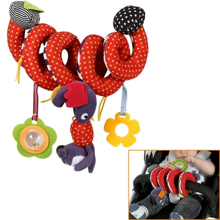 Cute Colorful Infant Baby Activity Hanging Bell Crib Rattle Toys