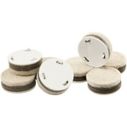 Angle View: softtouch 1" Round Tap-On Felt Furniture Glides, Beige (8 Pack)