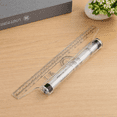 thumbnail image 4 of Parallel Rolling Ruler 12 inch Clear Metric Drawing Tool with Protractor for Drafting Measuring, 4 of 6