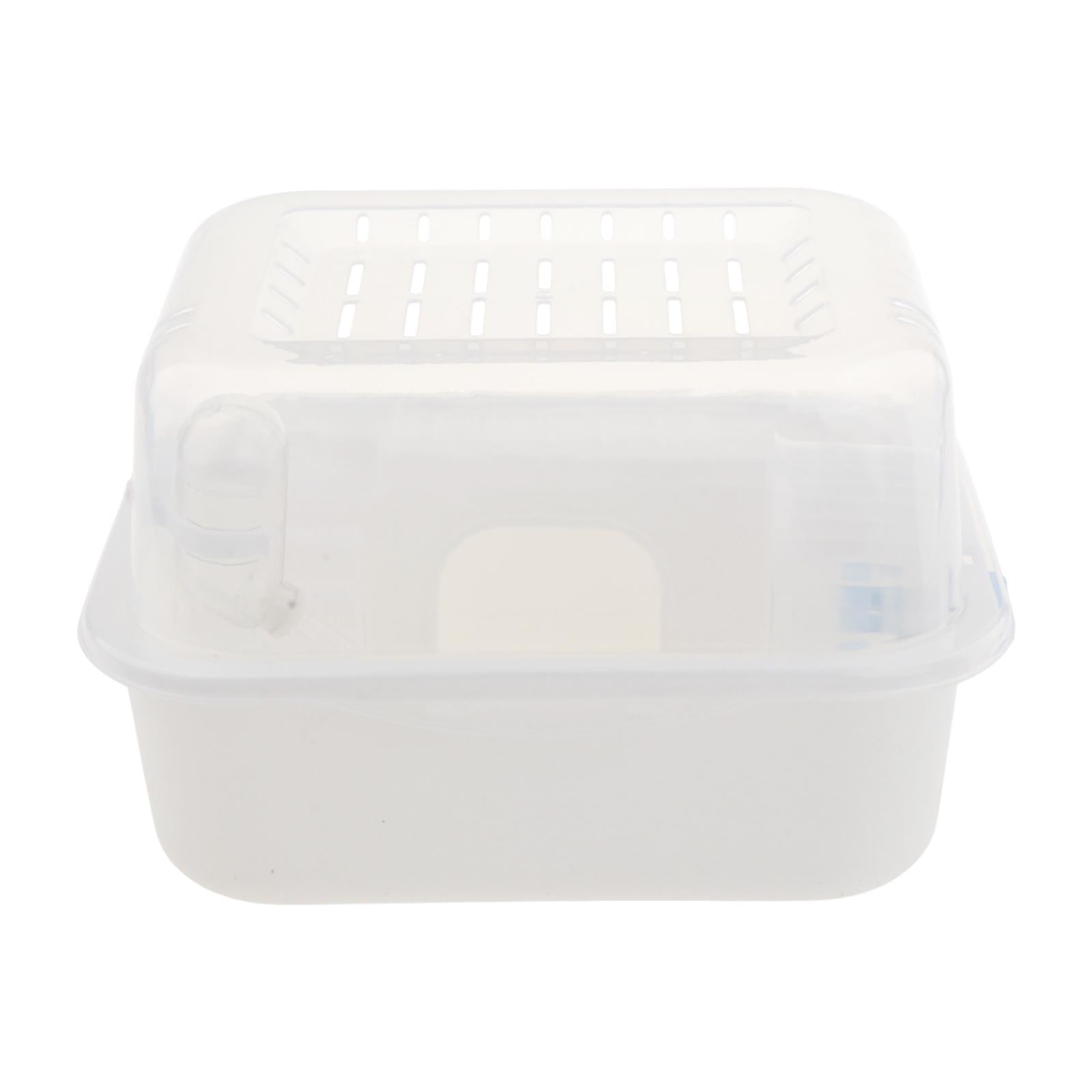 TOOYFUL Hamster Cage Breathable Guinea Pig Cage Habitat for Mice Guinea Pigs Gerbils White