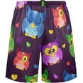 thumbnail image 2 of GZHJMY Owl Pajama Pants Short for Men, Lounge Pants Lightweight Men Pajama Bottoms with Drawstring Pockets, Christmas New Year Birthday Gifts, Small, 2 of 7