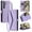 Purple, variant on Wallet Crossbody Case for Samsung Galaxy A24 4g Rfid Blocking Card Holder Zipper Bills Slot Wallet Case for Women