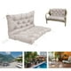thumbnail image 1 of Cojín para banco de interior y exterior, impermeable, para columpio, de 3 plazas, para tumbonas, muebles de jardín y patio, 40 x 40 pulgadas, 1 of 6