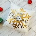 thumbnail image 3 of Christmas Gold White Throw Pillow Covers 20x20 Inch Set of 4 Snowflakes Decorations Cushion Cases Xmas Decor for Couch Sofa Car Bedroom, 3 of 6