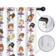 thumbnail image 4 of Blackout Kids Curtains,Ballet Dancer Princess Pattern Childrens Insulated Curtains Set Of 2,Bedroom Essentials,Toddler Room Decor 42"x63", 4 of 5