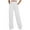 White, variant on TrendOFT Womens Wide Leg Pants High Waist Baggy Straight Leg Sweatpants Elastic Waistband Drawstring Pocket Fall Winter Sweat Lounge Pants White L