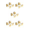 thumbnail image 2 of Jumpingount 400 juegos de pendientes Base en blanco artesanía personalidad Popular plata orejeras decoraciones joyería herramienta de Type2 NO2, 2 of 6