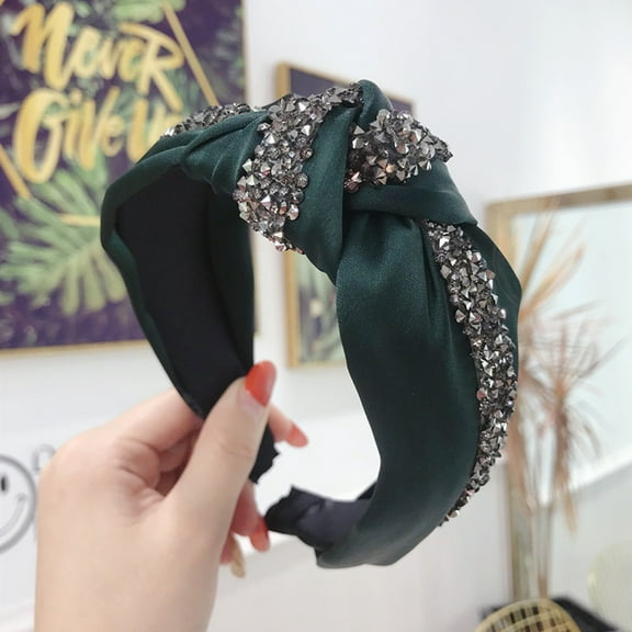 GZWYHT Headbands for Women,Hair Accessories Fashion Bow Knot Hairband Women Hair Head Hoop Simple Sweet Girls Hair Headband Hair Bands,Hair Ties,Workout Headbands Army Green