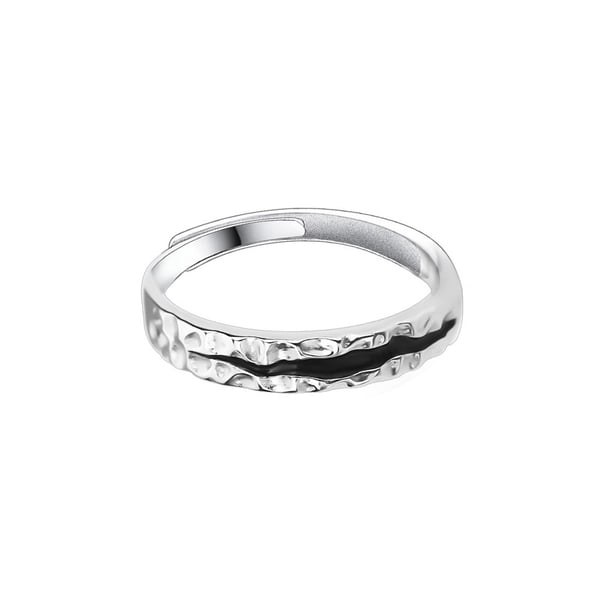 Jumpingount Anillo de cobre para hombre, anillos de apertura, decoración de mano, novio, moda Retro, joyería ajustable para hombre, para decoraciones, Ropa, zapatos y accesorios Miscelánea Jumpingount AP015599-00