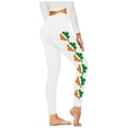 thumbnail image 4 of Pantalones de Yoga de Cintura Alta Día de San Patricio Impreso Corriendo Suelto Pantalones de Yoga Largos Traje de Pantalones de Mujer, 4 of 6