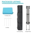 thumbnail image 2 of Ainfox 8 x 8 Ft Pop up Canopy Tent,Outdoor Gazebo for Beach,Sun Shade,Outdoor Activities,Sky Blue, 2 of 8