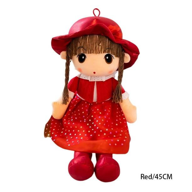 Set De 2 Muñecos De Peluche Marrio | Muñecas De Trapo Suaves De 25 Cm Para Niños Y Niñas
