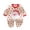 N8-Watermelon Red, variant on CAUYDY 0 3 6 9 12 18 24 Months Preemie Boys Sleepwear Baby Clothes Newborn Long Sleeve Romper Fall Winter Infant Boy Soft Pajamas Toddler Bodysuit Black for Sizes 3-6 Months